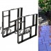 10 Grid DIY Walkway Maker Mold Road Paving Cement Mould Personalized Garden Concrete Paving Mold Driveway Pathmate Stone Mold Plastic Black(10grid,45X40X4cm)   570413456